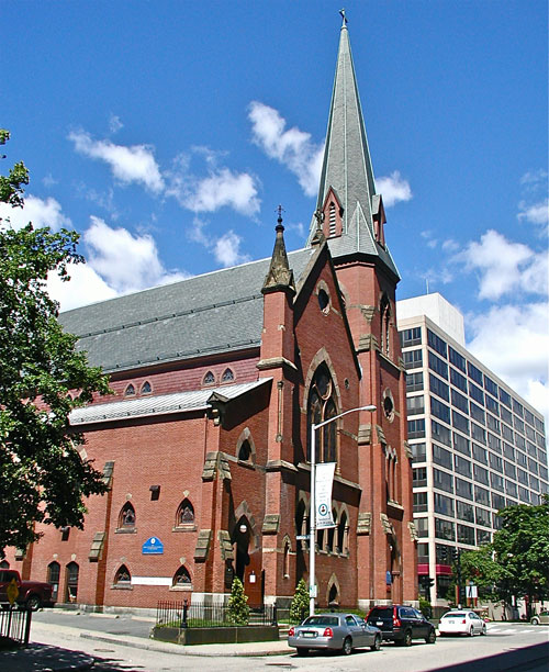 First Universalist Church Providence - southeast view