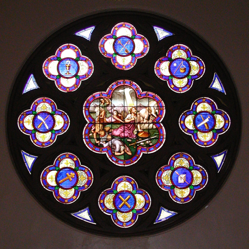 First Universalist Church rose window